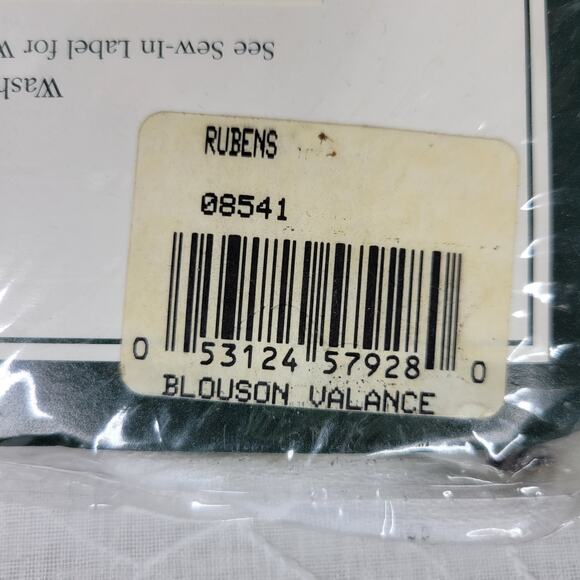 Vintage Laura Ashley Rubens Floral Blouson Valance 86x15 New in Package - Picture 7 of 13